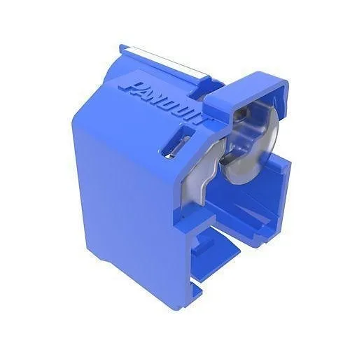 Panduit PSL-DCPLRE-BU Recessed Lock-In Device, 10A, Blue