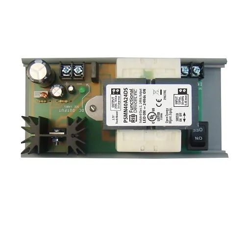 Functional Devices PSMN40A24DS Power Supply, 1A, 120V AC to 24V DC with MT212, Compact Design
