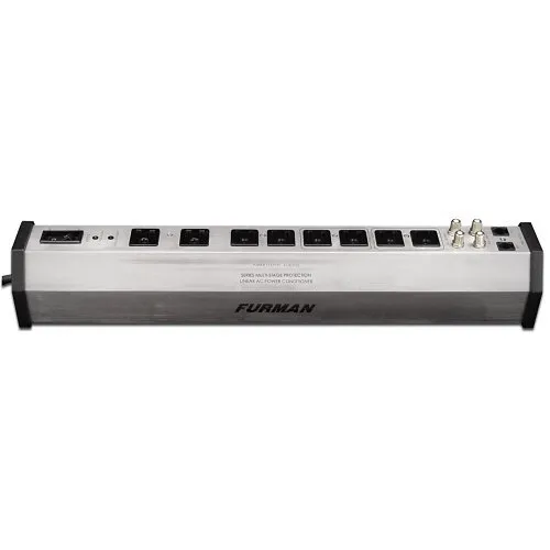 Furman PST-8 DIG Power Station Series Surge Suppressor with SMP, LiFT, EVS, Filtered Banks, 15A 120V, Outlets