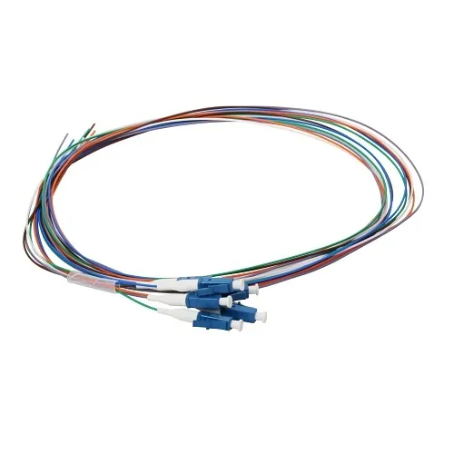 Cleerline PT-LC06-SM-1M BendSafe 900um Fiber Optic Pigtail Assembly, 6 Fiber, LC/UPC, 9 µm OS2, 1m