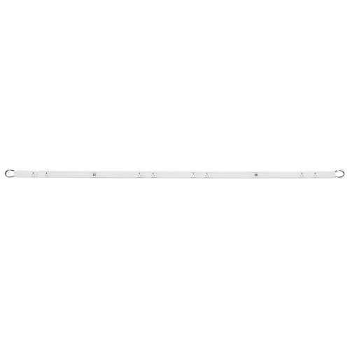 Hubbell PT156112UW 4-Port Plugtrak Non-Metallic Tamper-Resistant Receptacle, 3', 1-USB, 4-15A, White