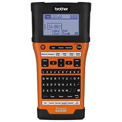 Brother PTE550W P-Touch EDGE Electronic Label Maker, with Auto Strip Cutter and Computer Connectivity