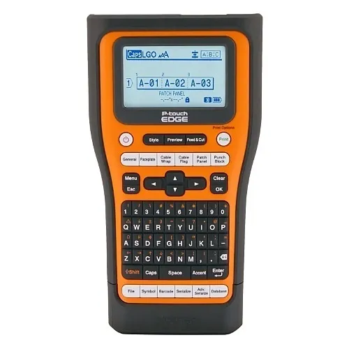 Brother PTE560BTVP Handheld Industrial Label Printer with Bluetooth and Dual Auto-Cutter (Up to 24mm Labels)