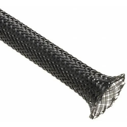 Techflex PTN0.38BLK500 Flexo PET Expandable Sleeve 3/8", 500', Black