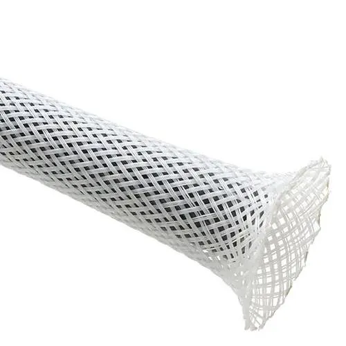Techflex PTN0.75WH Flexo 3/4" Braided PET Sleeve, White