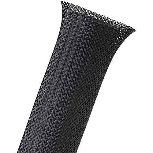 Techflex PTN3.00BK Flexo PET 3" Expandable Sleeving, 100', Black