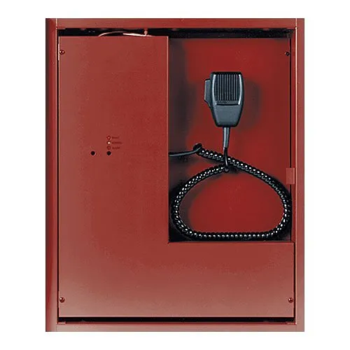 Potter PVX-50/4Z Pvx-50 Voice Evacuation System, 50 Watt Voice Panel Class Speaker Circuits, Red