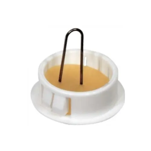 GRI PW-1.25-W Pre-Wire Plug, 1/4" Diameter 1-1/16" L, Self Locking, White (Min Order Qty of 100)