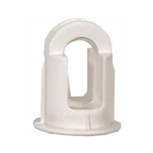 GRI PW-375-W 3/8" Diameter 9/16" L, Self Locking Pre-Wired Plug, White (Min Order Qty of 100)