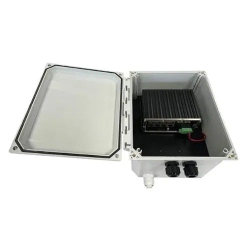 KBC Networks PWB-S8-P2 Power Converter and PoE Switch Kits for Pole Mounted Security, 8-Ports Up to 30W Each