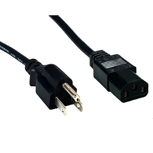 Comprehensive PWC-BK-6 Standard PC Power Cord, 6', Black