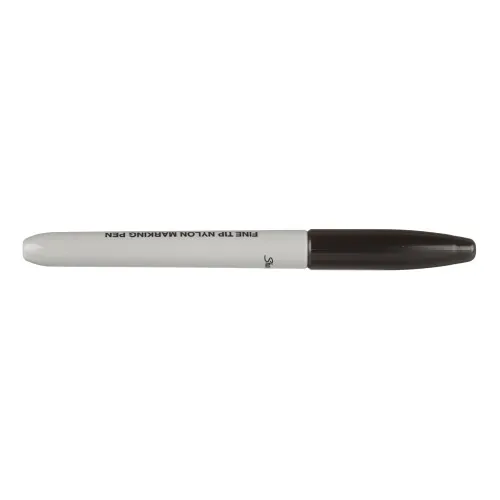 Panduit PX-0 Permanent Marking Pen, Nylon Regular Tip, Black