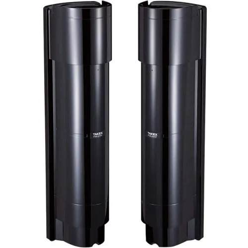 Takex PXB-100HF 330 660 Double Modulated Photoelectric Quad Beam Detector, Form-C Relay Output N/O N/C, 12 to 30VDC