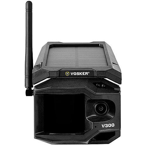 VOSKER V300-US Live View Solar Powered 4G-LTE Cellular Outdoor Security Camera, Black