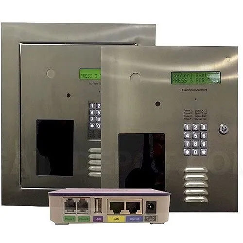 Pach & Co Q9000VOIP Quantum 900-Tenant Browser Based VOIP Telephone Entry System, 2000-Cards, 900-Codes, Surface Mount