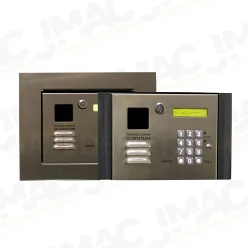 Pach & Co QC6IPFF Quantum QC Series Multi-Tenant Intercom System, 600 Tenant, Flush Mount