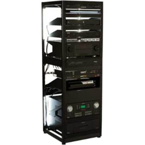 Sanus CFR1615 15U AV Rack Stackable Open Frame Network Rack