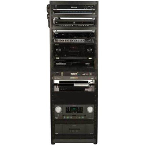 Sanus CFR1615 15U AV Rack Stackable Open Frame Network Rack