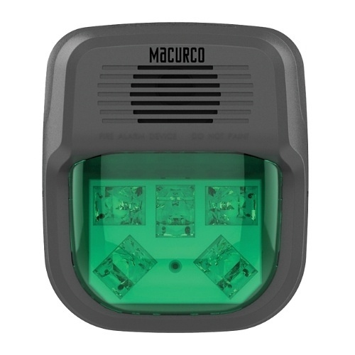 Macurco 70-2900-0164-1 Horn and Strobe Combo, Green