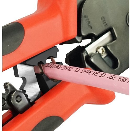 Simply45 S45-C101 ProSeries All-In-One RJ45 Crimp Tool, Pass-Through and Standard WE, SS RJ45