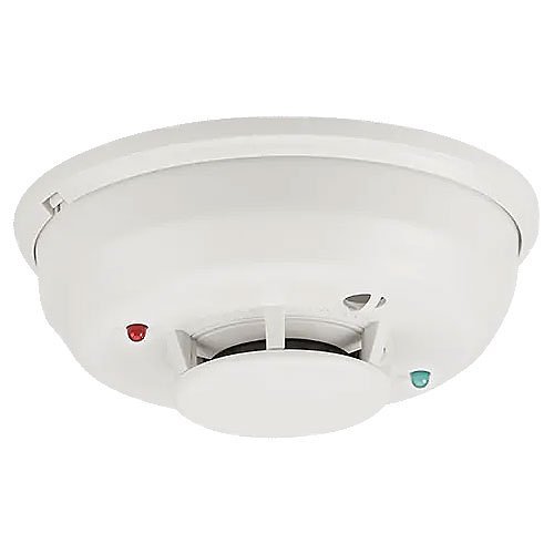 System Sensor 2WTA-B Photoelectric i3 Series Smoke Detector, 2-Wire with Thermal Sensor and Built-In Sounder, White