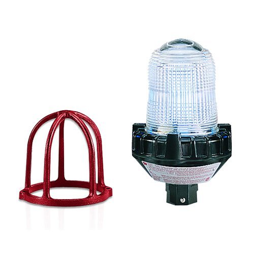 Federal Signal 154XSTHI Hazardous Location Supervised Strobe Warning Light, 24VDC, Clear