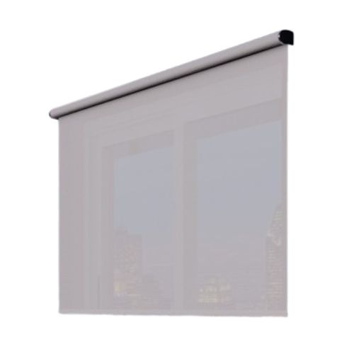 Clara Shades Smart Shade, Transparent White-Linen, 72" Max