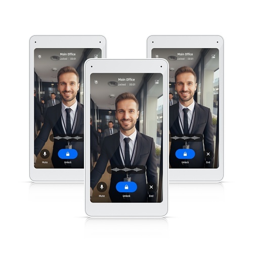 Ubiquiti UA-INTERCOM-VIEWER 5" Indoor Touchscreen Display for UniFi Intercom Monitoring and Mobile Unlock, 3-Pack