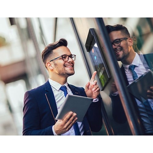 2N IP Style 10" Touch Display Video Intercom, WaveKey Technology and AXIS ARTPEC-7 Processor