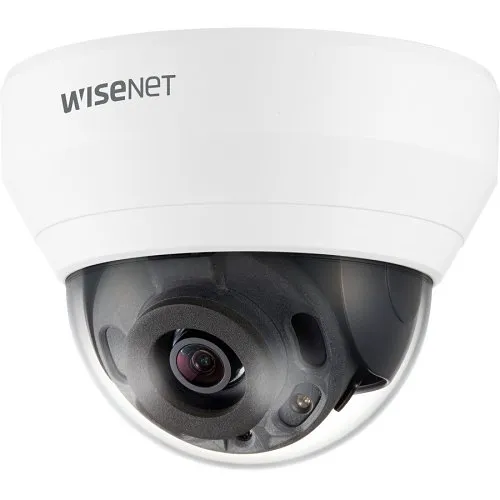 Hanwha QND-7022R Q Series 4MP IR IP Dome Camera, 3.6mm Fixed Lens, Built-In Microphone, Plastic, White