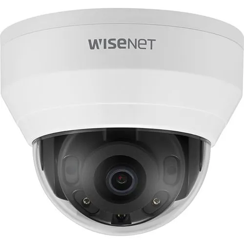 Hanwha QND-8020R Wisenet Q-Series 5MP IR Dome Camera, 4mm Fixed Lens