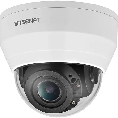 Hanwha QND-8080R Q-Series 5MP IR Dome Camera with 3.2-10mm Motorized Varifocal Lens, White