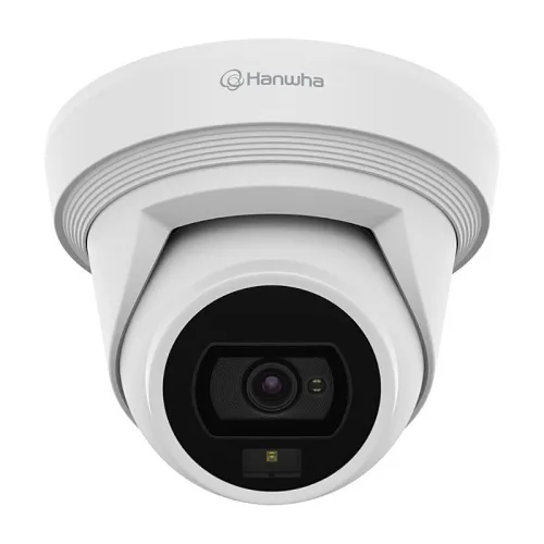 Hanwha QNE-C8013RL Q Series 5MP AI Dual Light Flateye Camera, 3mm Fixed Lens, IR 30m