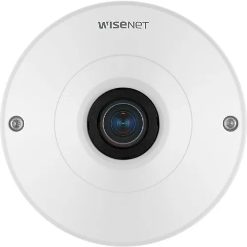 Hanwha QNF-8010 Wisenet Q-Series 6MP Fisheye Camera, 1.14mm Fixed Lens