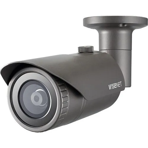 Hanwha QNO-8010R Q-Series 5MP IR Bullet Camera, 2.8mm Fixed Lens, Dark Gray