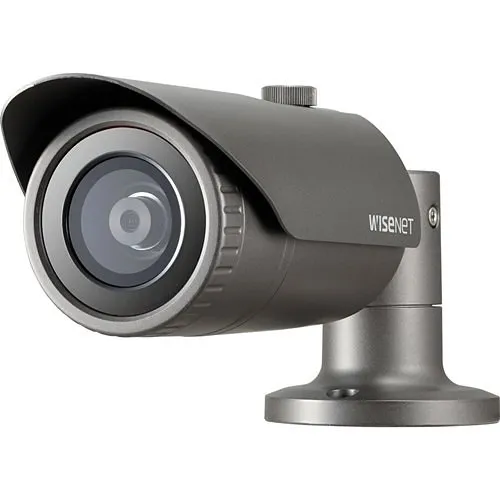 Hanwha QNO-8020R Wisenet Wisenet Q-Series 5MP IR Bullet Camera, 4mm Fixed Lens