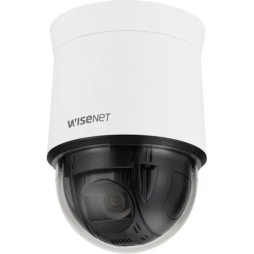 Hanwha QNP-6250 Q Series 2MP PTZ Camera, 4.44-111mm Varifocal Lens, 25x Optical Zoom, WDR 120 dB, White