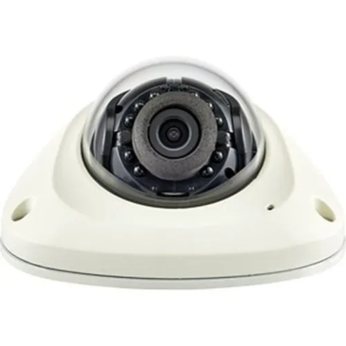 Hanwha QNV-6024RM Wisenet Q-Series 2MP IR Mobile Vandal Flat Camera, 3.6mm Fixed Lens