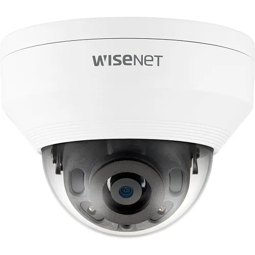 Hanwha QNV-7022R Q Series 4MP IR Vandal Resistant Dome Camera, 4mm Fixed Lens, IP66 IK10, White