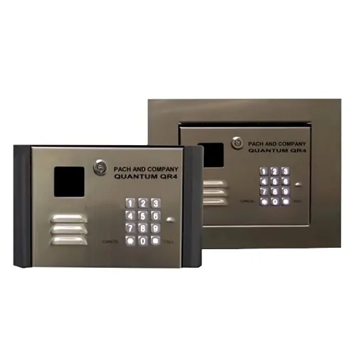 Pach & Co QR4 Single Tenant Residential Intercom, Surface Mount
