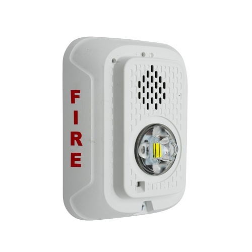 System Sensor CHSWLED Indoor LED Chime Strobe Wall, Fire, White