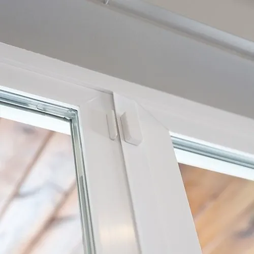 Qolsys QS1130-840, IQ Wireless S-Line Micro Door/Window Alarm Sensor, Brown