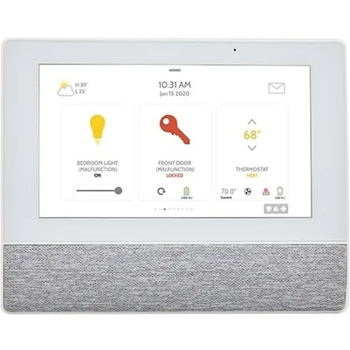 IQ QS9302-1200-840 IQ Hub Wireless Touchscreen Control Panel for Legacy 319 MHz Sensors, AT&T