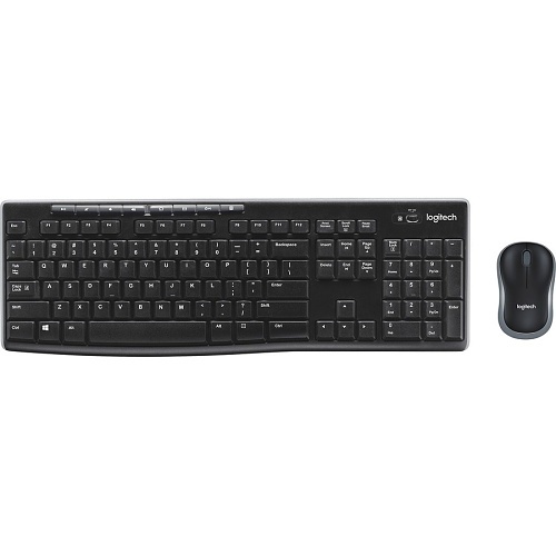 Logitech 920-004536 Computer Keyboard and Mouse Kit, Wireless Combo MK270