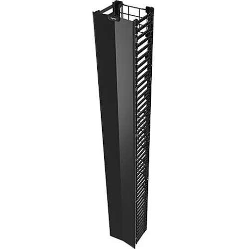 Ortronics QVMS712 Q-Series Vertical Manager, Single Sided, Black
