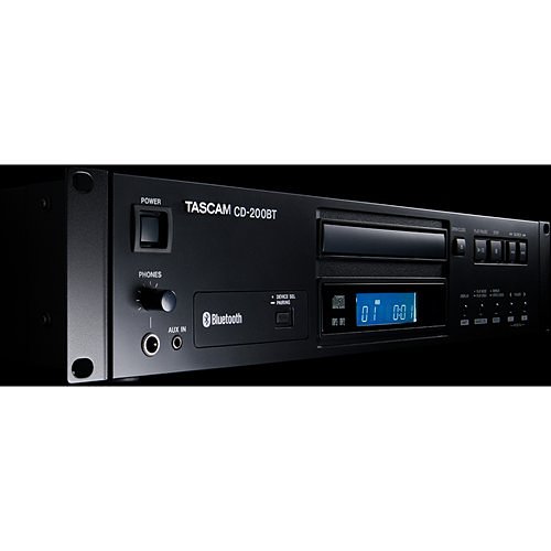 Tascam CD-200BT Professional CD Player with Bluetooth Receiver