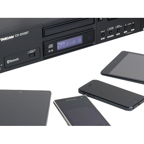 Tascam CD-200BT Professional CD Player with Bluetooth Receiver