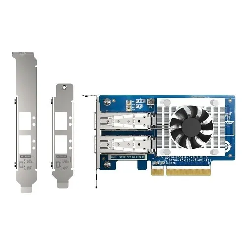 QNAP QXG-25G2SF-CX6 Dual-Port 25GbE PCIe 4.0 x8 Network Expansion Card