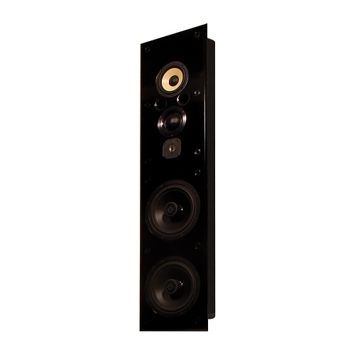 Induction Dynamics ID1.IW-BG Single Speaker In-Wall Tower, Black Gloss