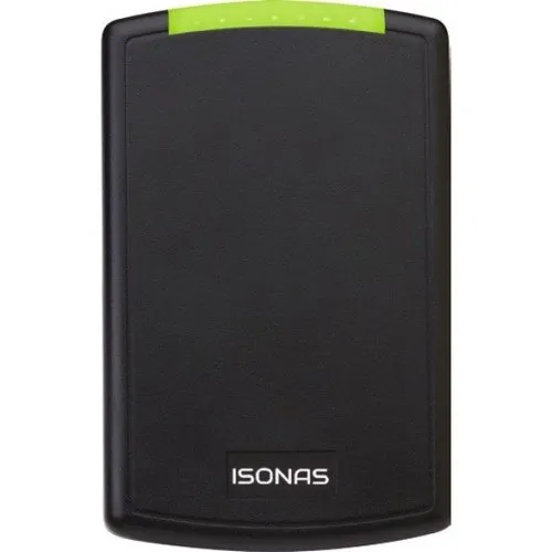 ISONAS R-1-MCT-W Pure IP Wall Mount Wiegand Reader, Black